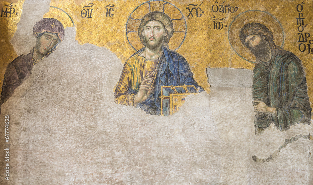 Mosaic of Jesus Christ in Hagia Sophia