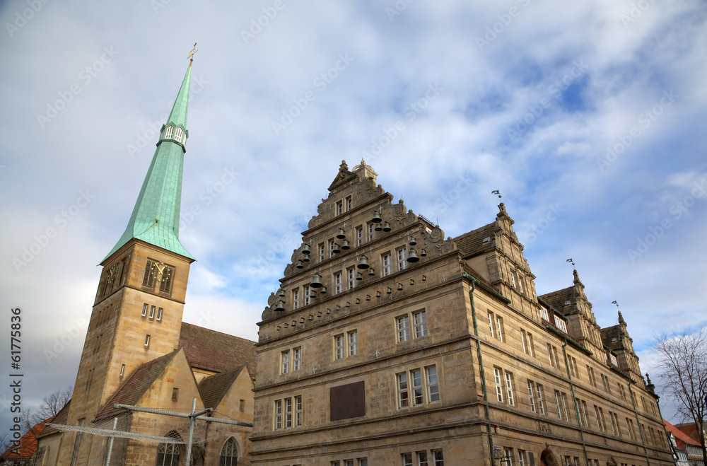 Church of St. Nikolai and Hochzeitshaus (Wedding House). Hameln