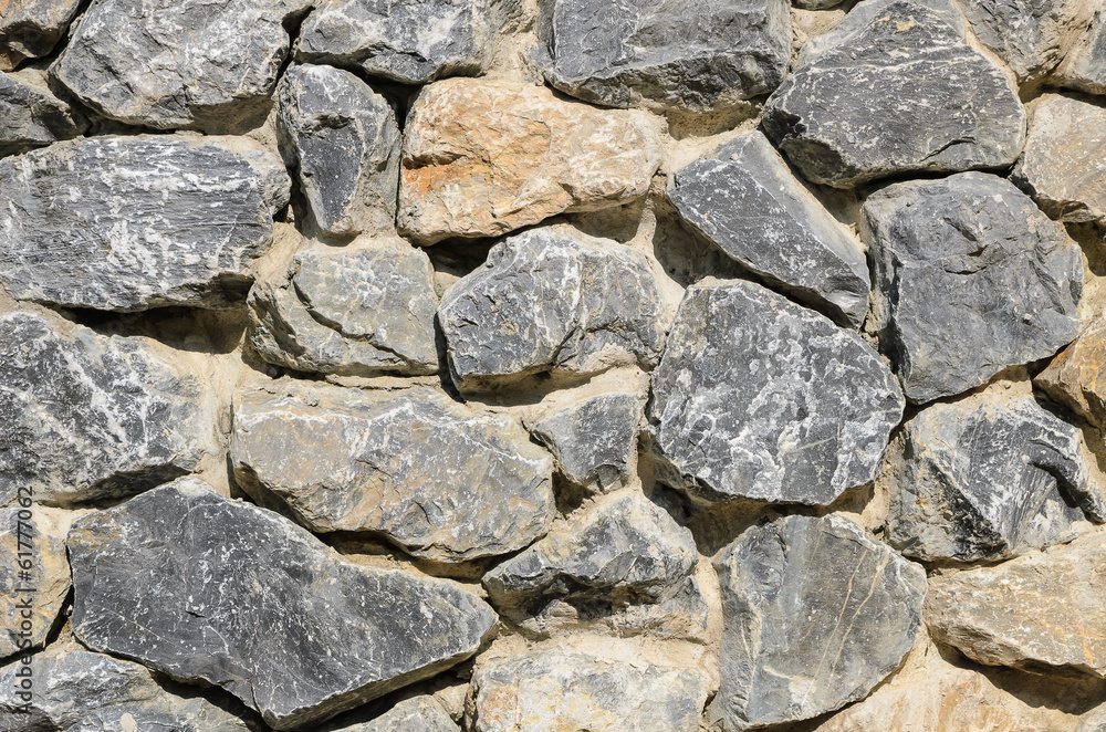 Big Stone wall surface, background of decorate