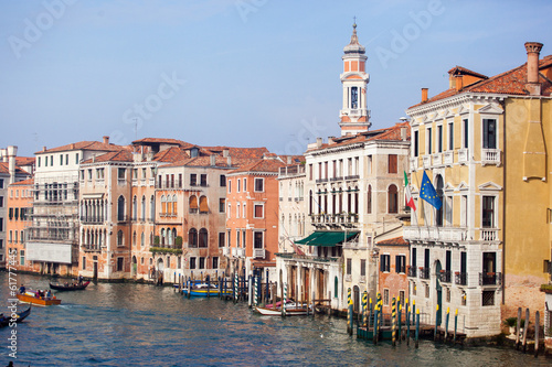 Venice. Italy. Narrow street - the channel.