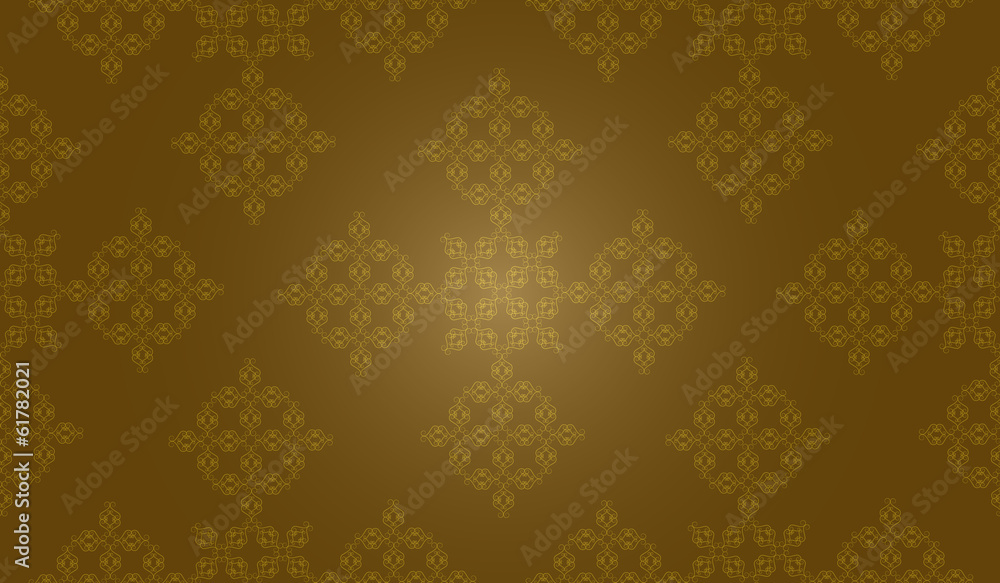 Vector gold floral seamless pattern Vector gold floral seamless pattern