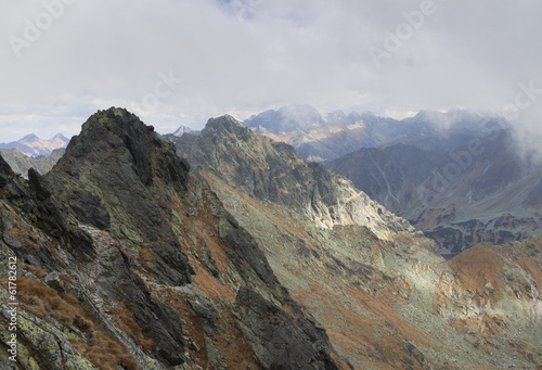 Poland, Tatra Mountains, Tatry Wysokie, Zawrat, Kozi Wierch