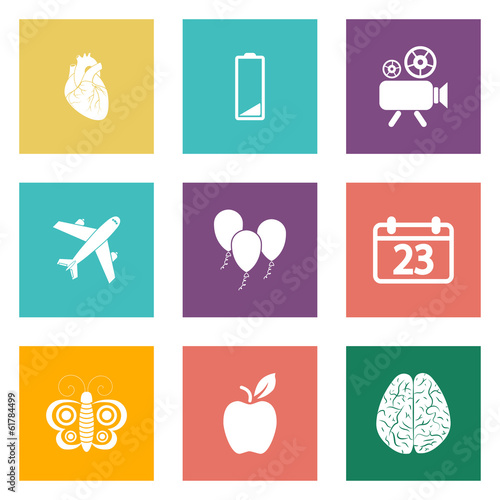 Icons for Web Design and Mobile Applications set 2