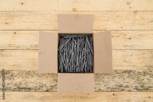 nails in box
