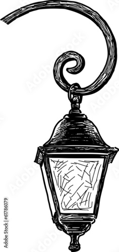 old street light