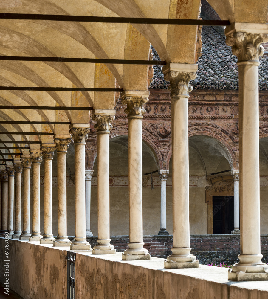 Certosa di Pavia, cloister