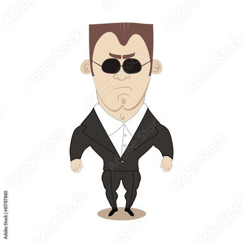 bodyguard at work