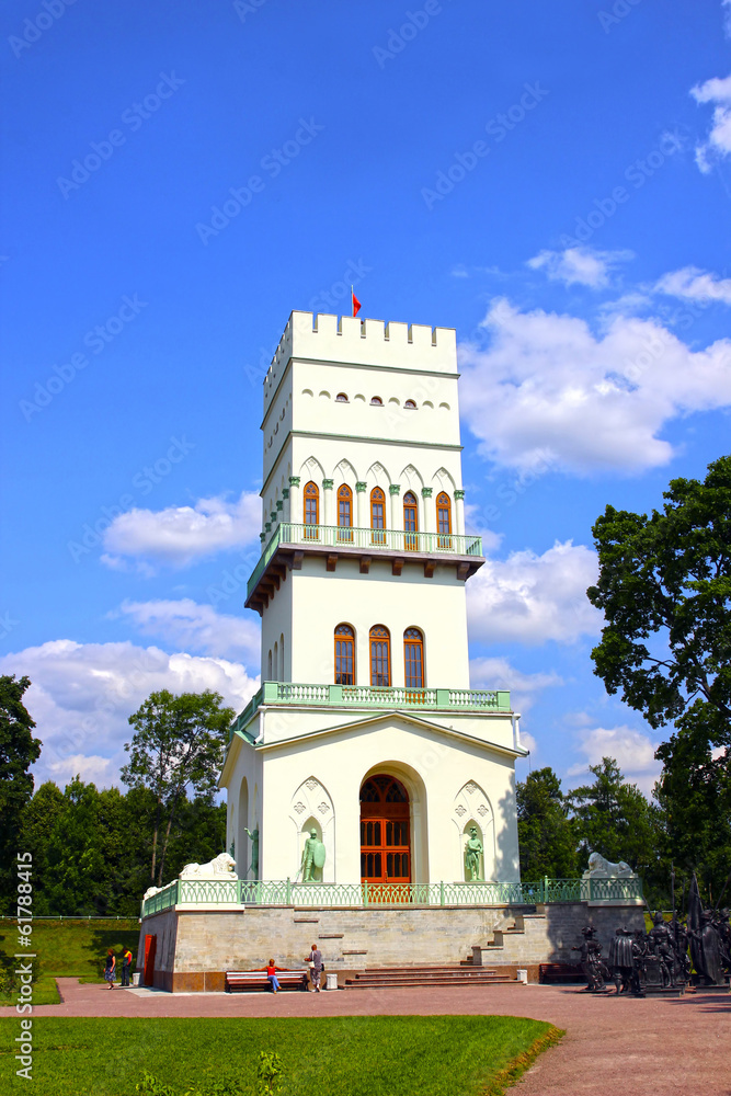White Tower in Tsarskoye Selo (Leningrad region)