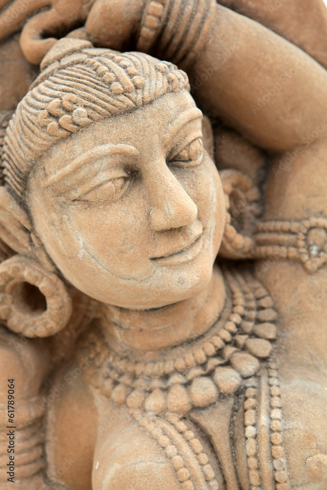 Indian statue detail