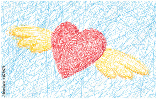 cuore alato