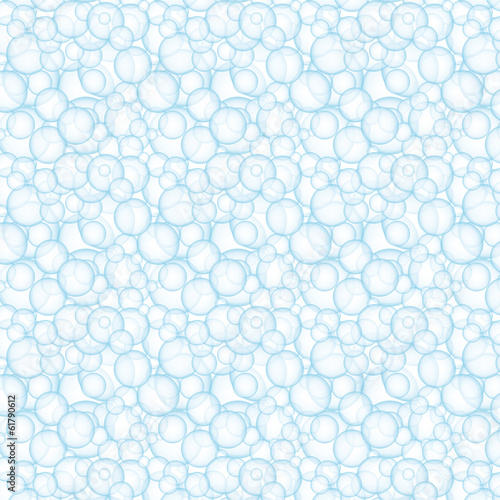 Tiny blue bubbles seamless pattern