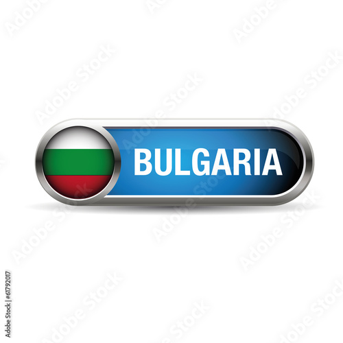 The Bulgarian flag in the form of a glossy icon.