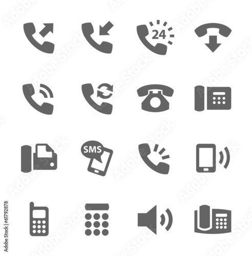 Phone icons