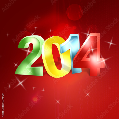 2014 red shiny background