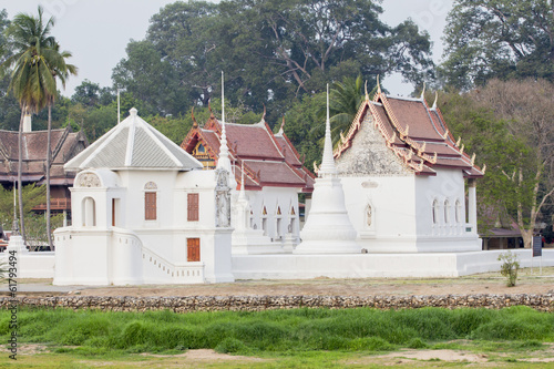 Ancient Thai temple of Wat Uposatharam in Uthai Thani, Thailand photo