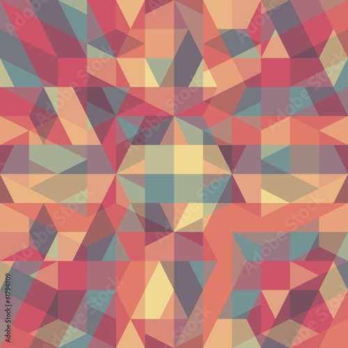 abstract retro geometric pattern