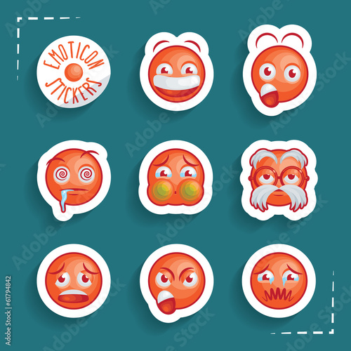 Funny Emoticon Stickers
