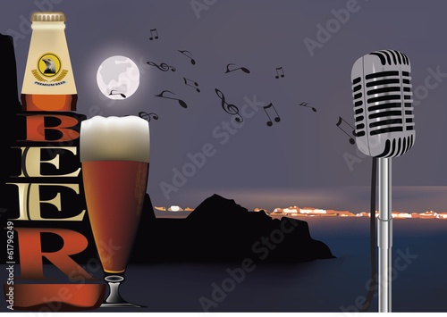 birra nella notte