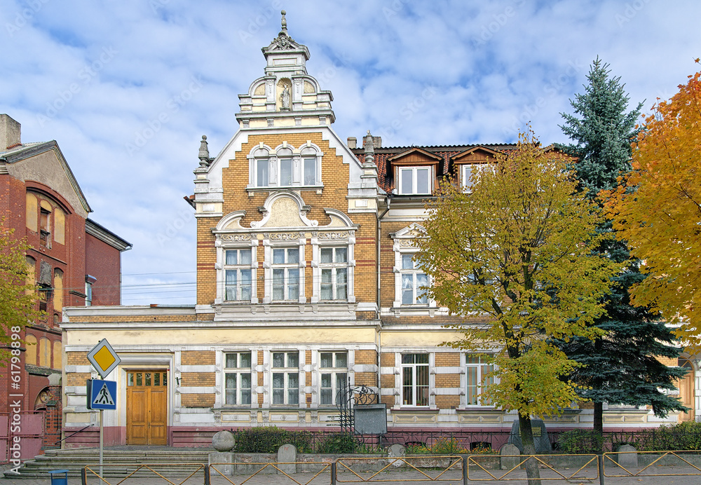 Building of the Children's Music School in Chernyakhovsk, Russia