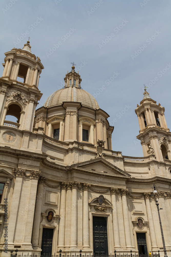 Saint Agnese in Agone in Piazza Navona, Rome, Italy Saint Agnese in Agone in Piazza Navona, Rome, Italy