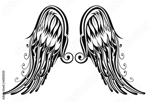 Wings tattoo