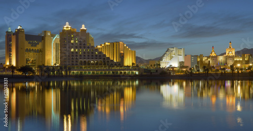 Marine lagoon and center of entertainments, Eilat, Israel