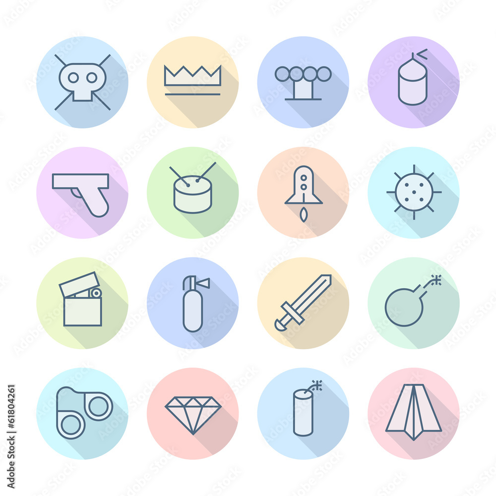 Thin Line Icons For Miscellaneous Thin Line Icons For Miscellaneous