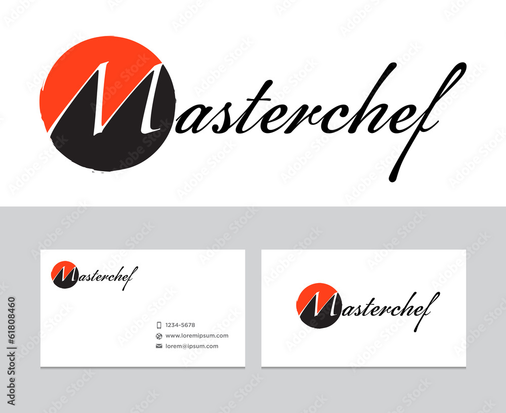 Masterchef logo - obrazy, fototapety, plakaty 
