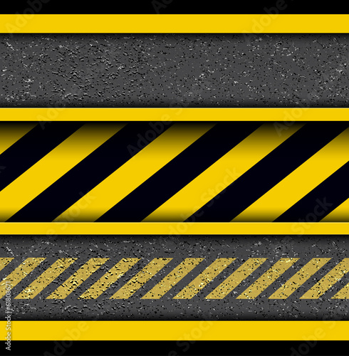 Background with warning stripes