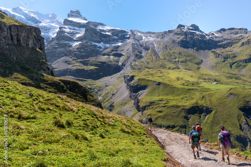 Wandern in den Schweizer Alpen