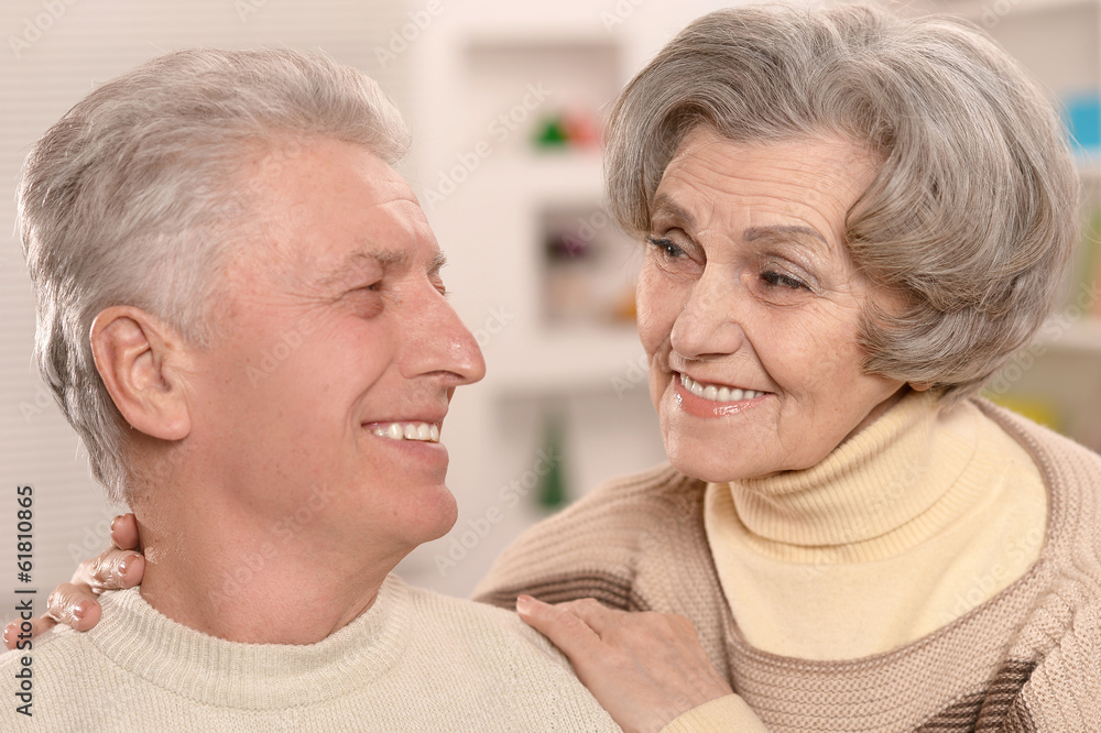 Portrait of a happy senior couple Portrait of a happy senior couple