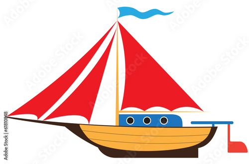 Toy yacht