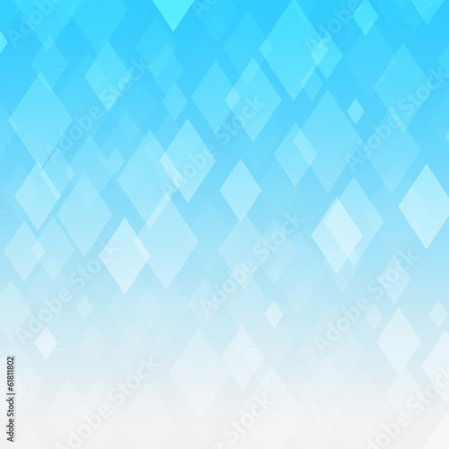 Abstract blue gradient rhombus background