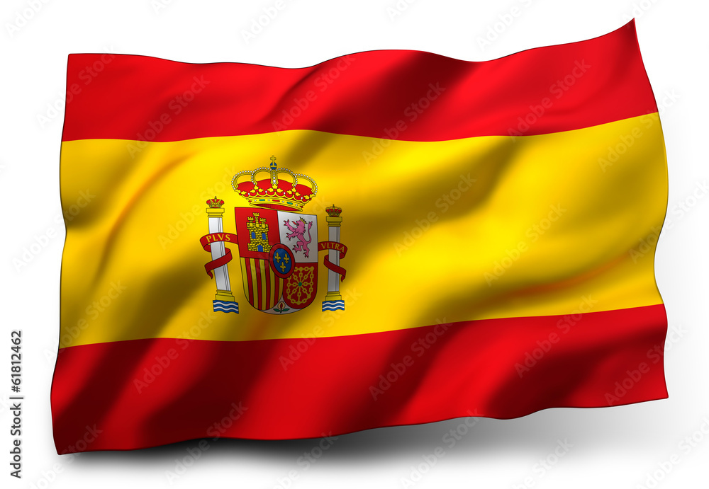 flag of Spain - obrazy, fototapety, plakaty 