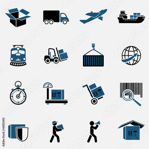Logistic Icons Set