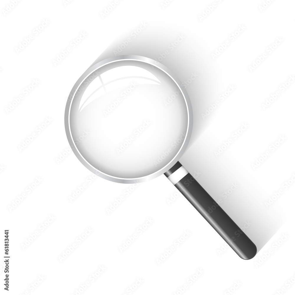 Magnifying Glass, Vector Illustration Magnifying Glass, Vector Illustration