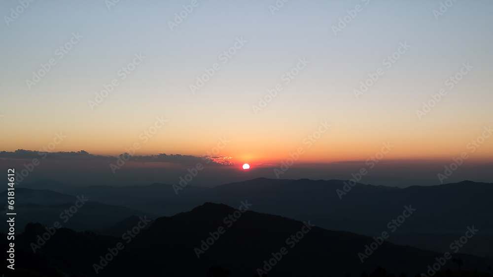 Fototapeta premium zachód słońca