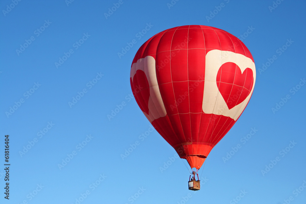 Naklejka premium Hot air balloon