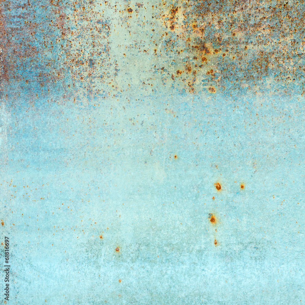 old rusty blue metal background Stock Photo | Adobe Stock