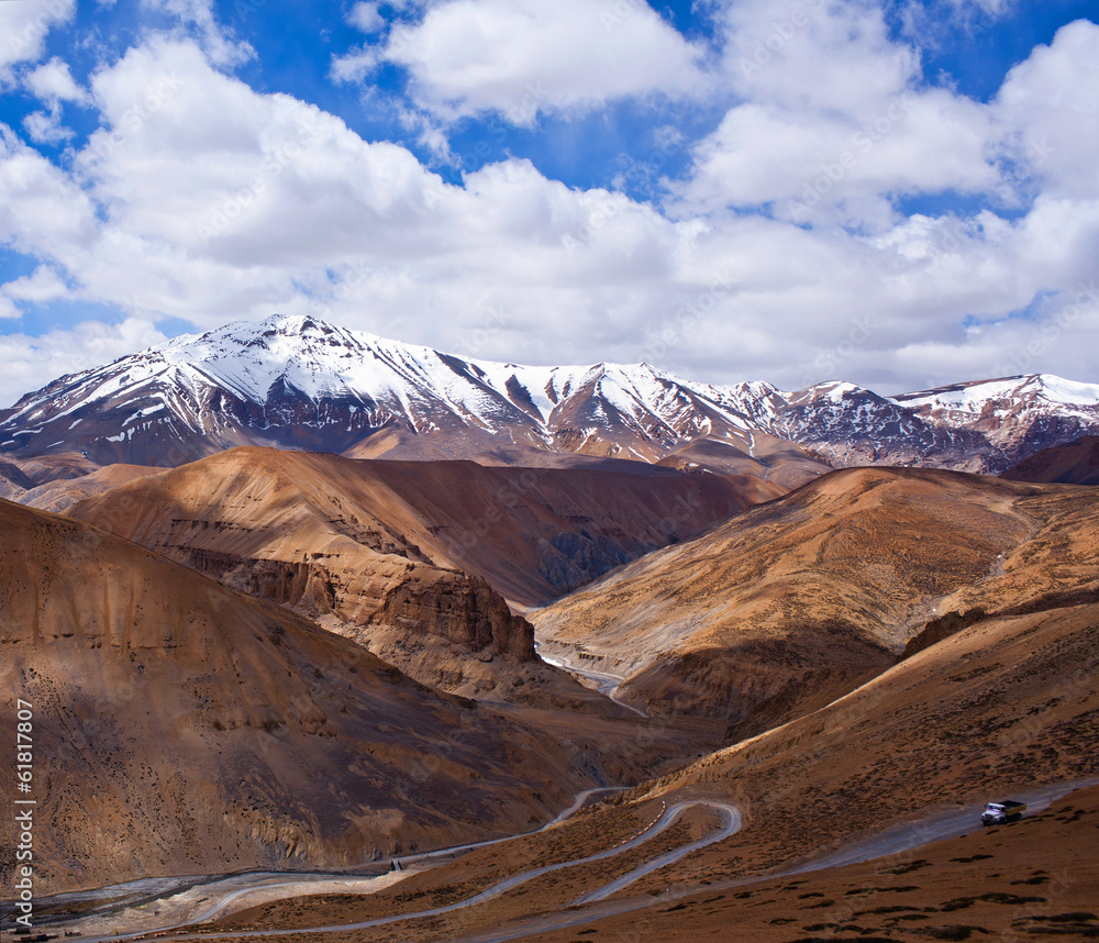 Himalaya mountain landscape in Ladakh, India