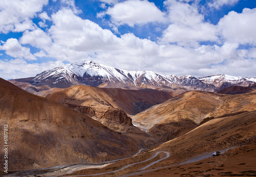 Himalayan landscape at the Manali - Leh highway, India