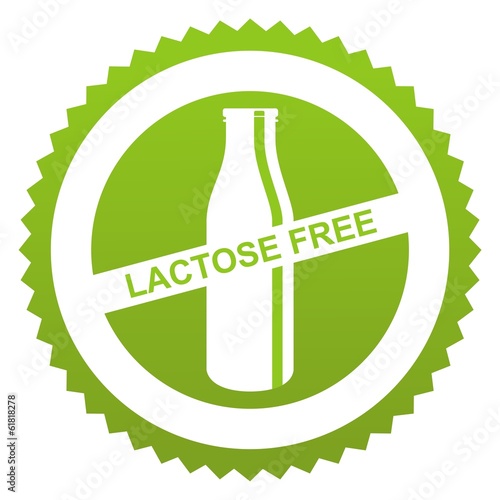green sticer lactose free