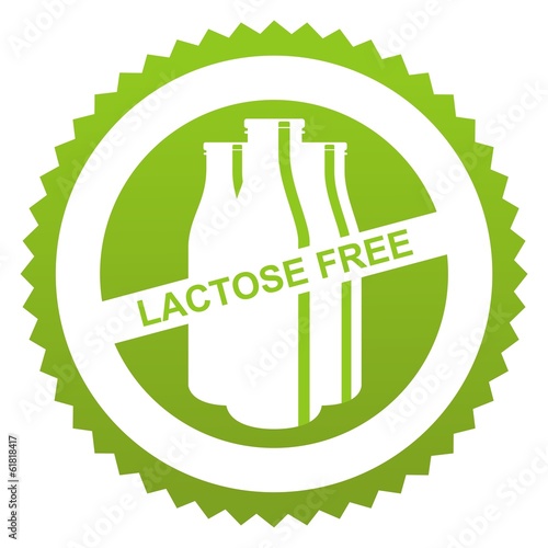 green sticer lactose free