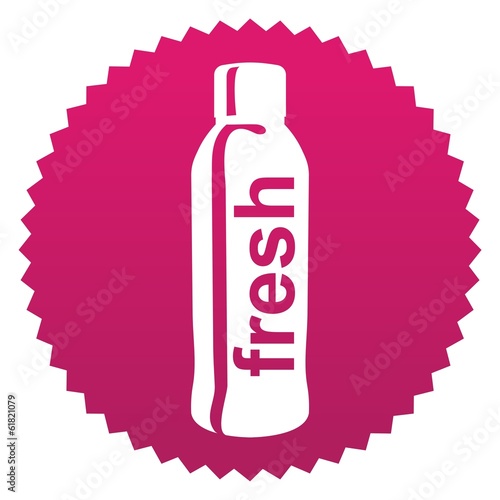 vector pink sticer fresh