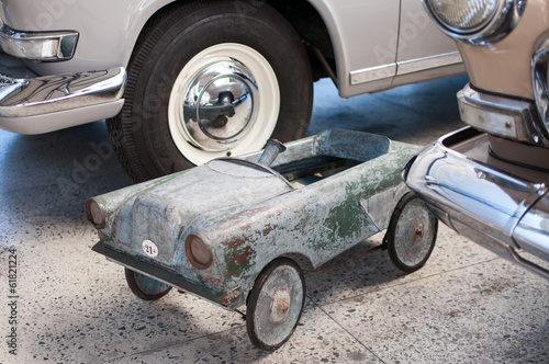 Old mini car model