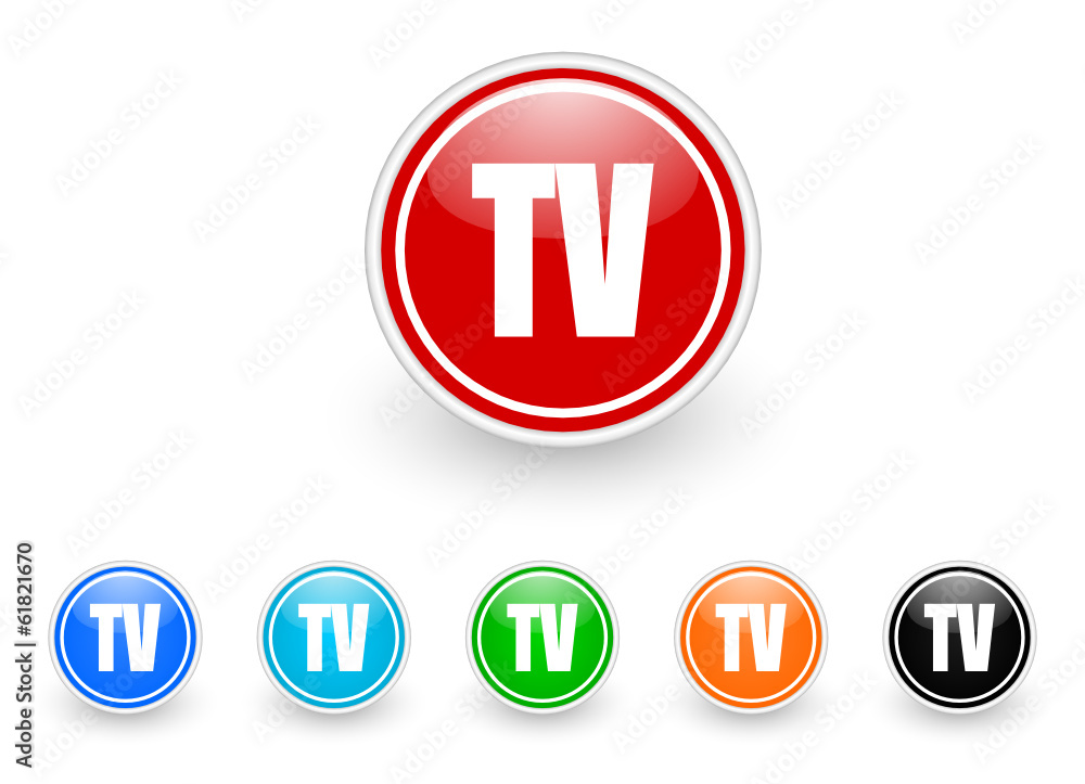 tv icon vector set tv icon vector set