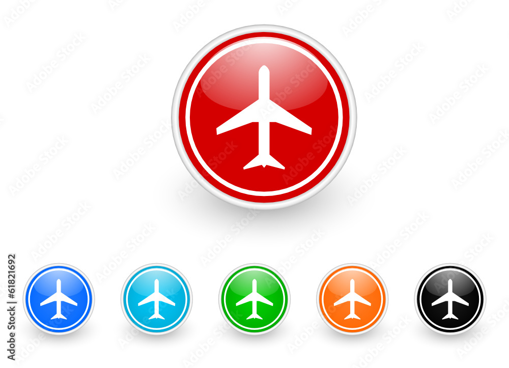 plane icon vector set plane icon vector set
