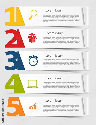 Wallpaper Mural INFOGRAPHICS design elements vector illustration Torontodigital.ca