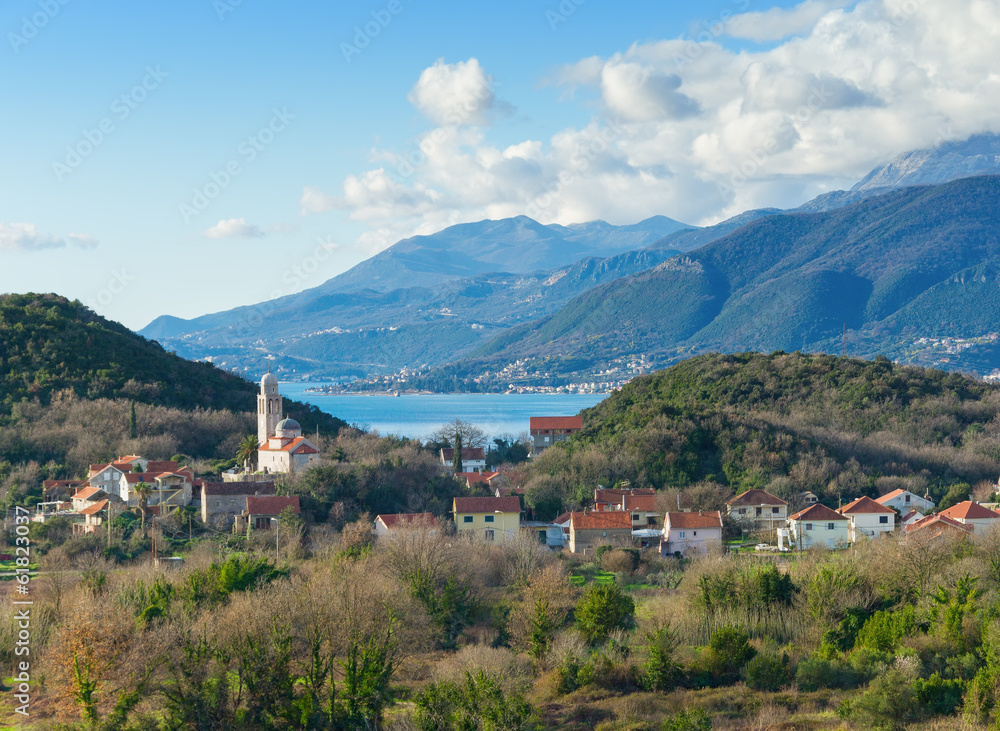 Lustica peninsula. Montenegro