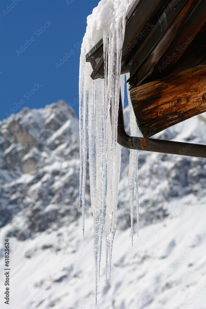 Fototapeta premium Inverno in montagna